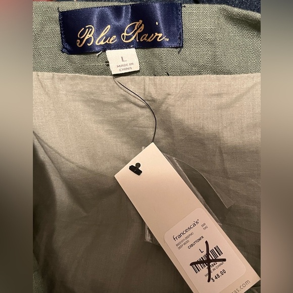 Blue Rain Embroidered Boho Mini Skirt NWT - Picture 2 of 11